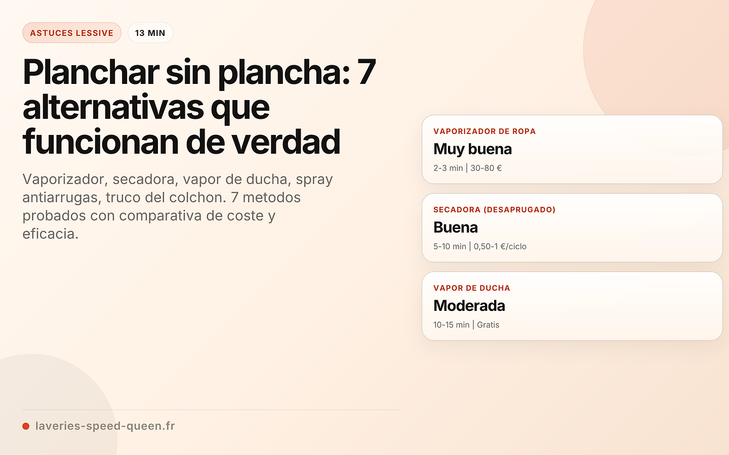 Planchar sin plancha: 7 alternativas que funcionan de verdad