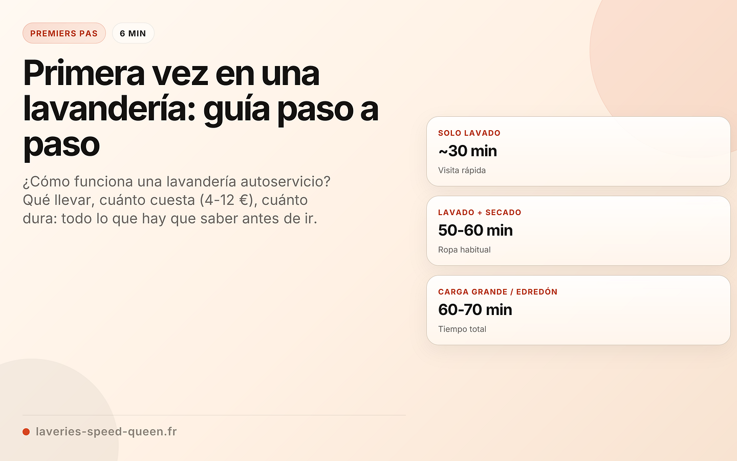 Primera vez en una lavandería: guía paso a paso