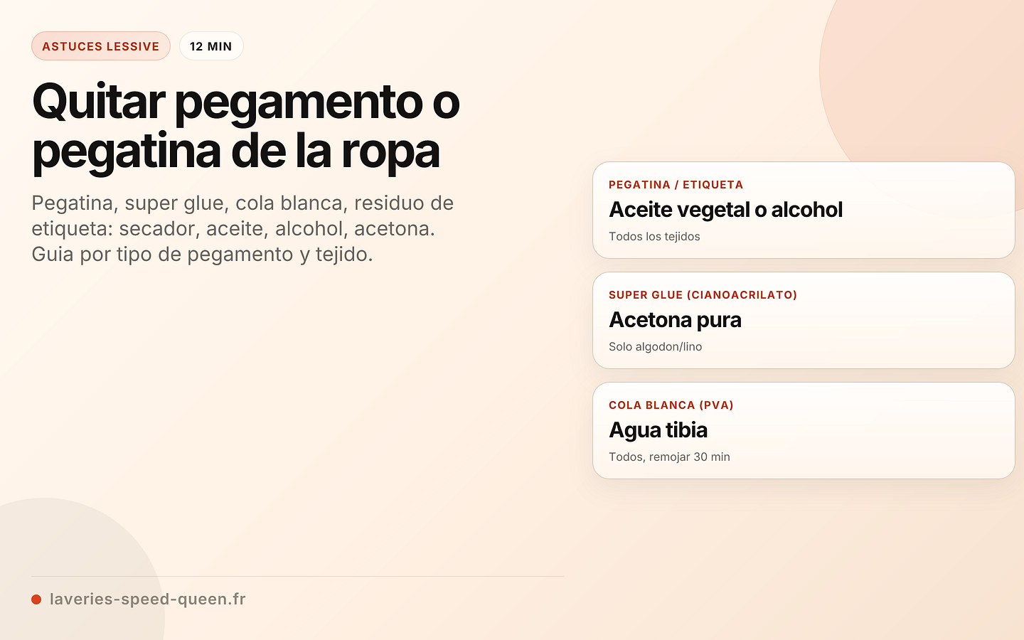 Quitar pegamento o pegatina de la ropa