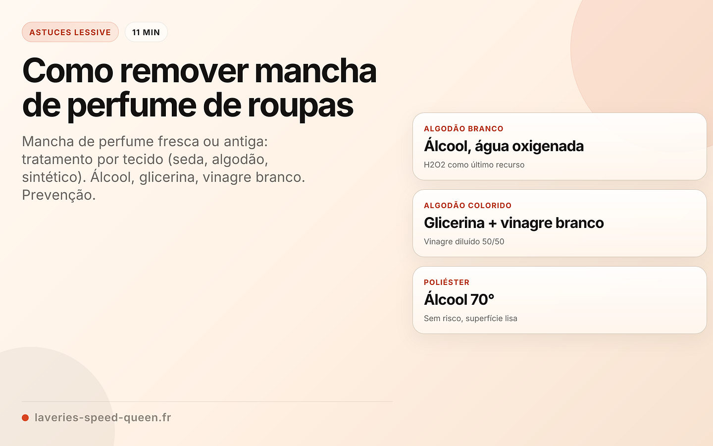 Como remover mancha de perfume de roupas