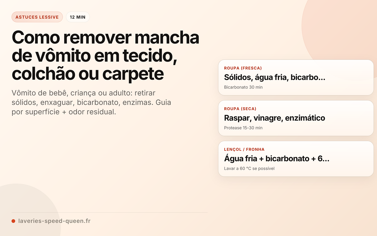 Como remover mancha de vômito em tecido, colchão ou carpete