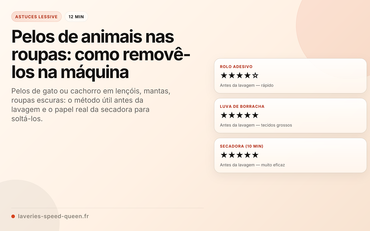 Pelos de animais nas roupas: como removê-los na máquina