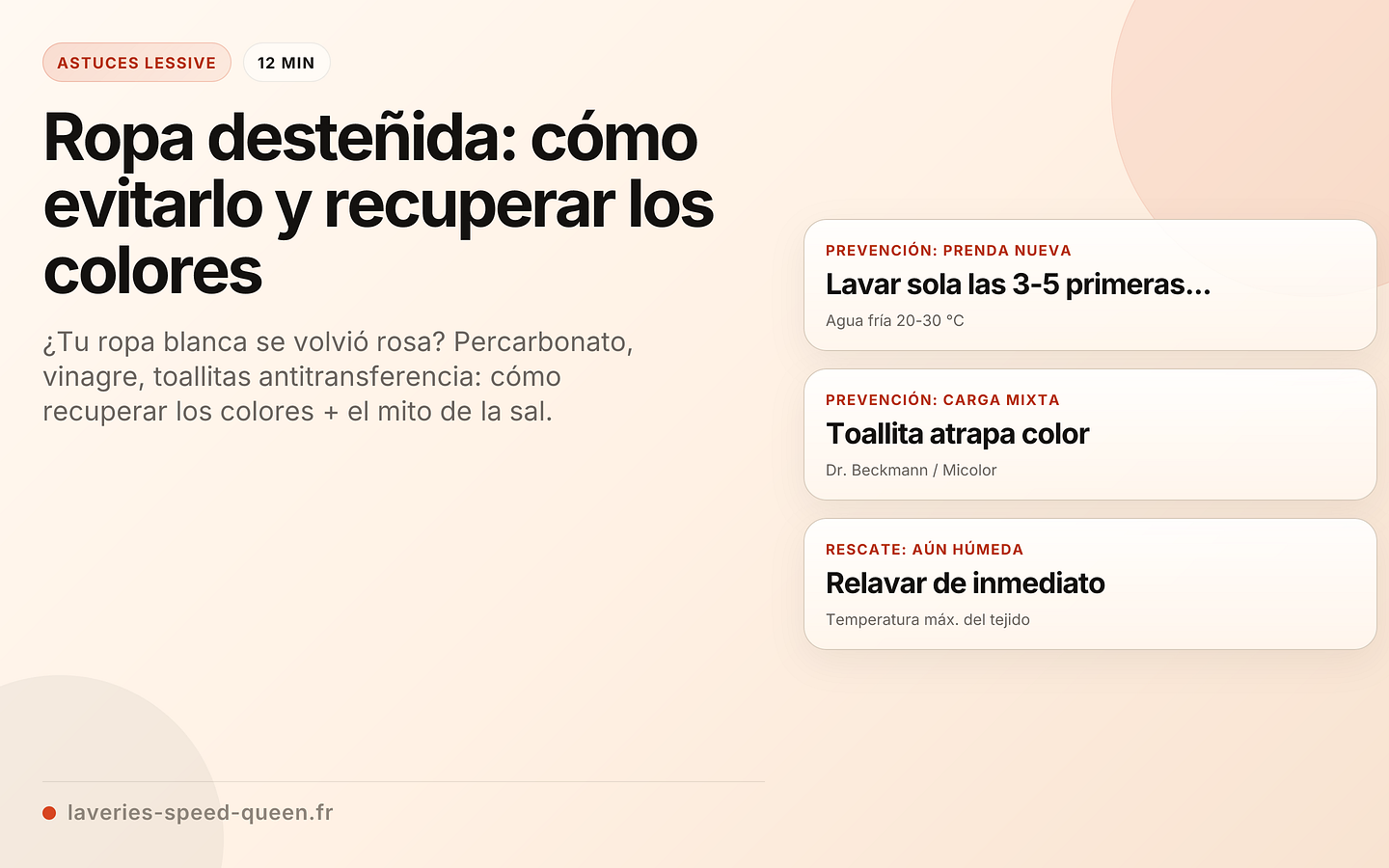 Ropa desteñida: cómo evitarlo y recuperar los colores