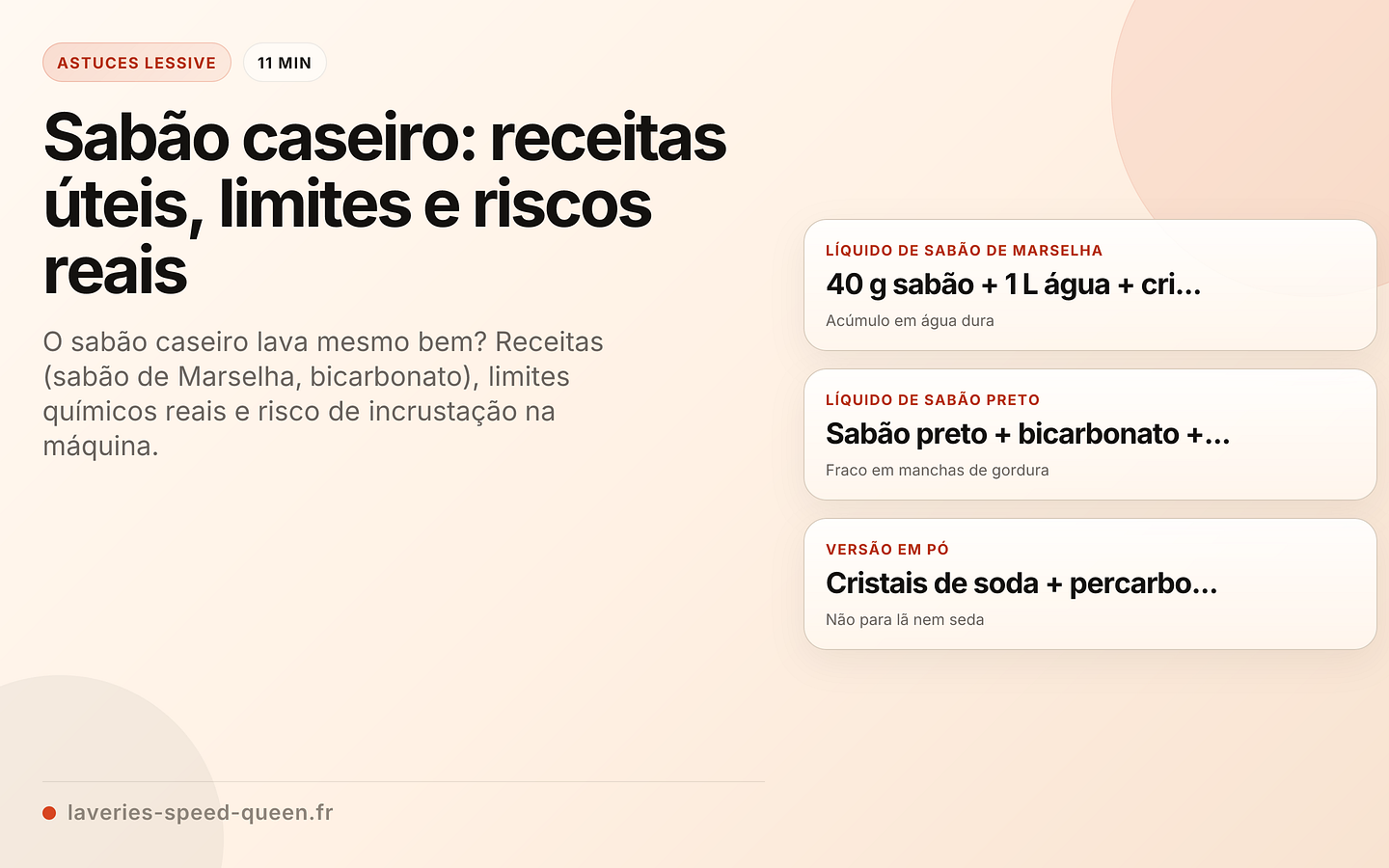 Sabão caseiro: receitas úteis, limites e riscos reais