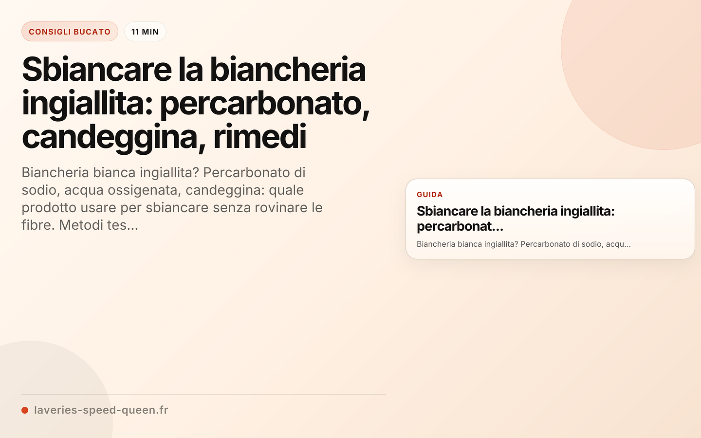 Confronto tra metodi di sbiancamento