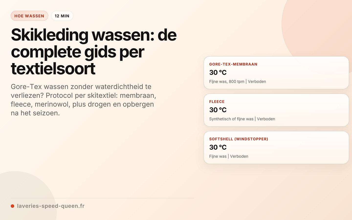 Skikleding wassen: de complete gids per textielsoort