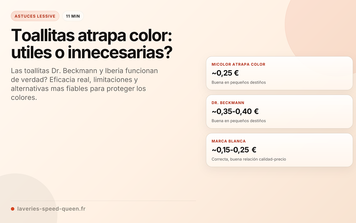 Toallitas atrapa color: utiles o innecesarias?