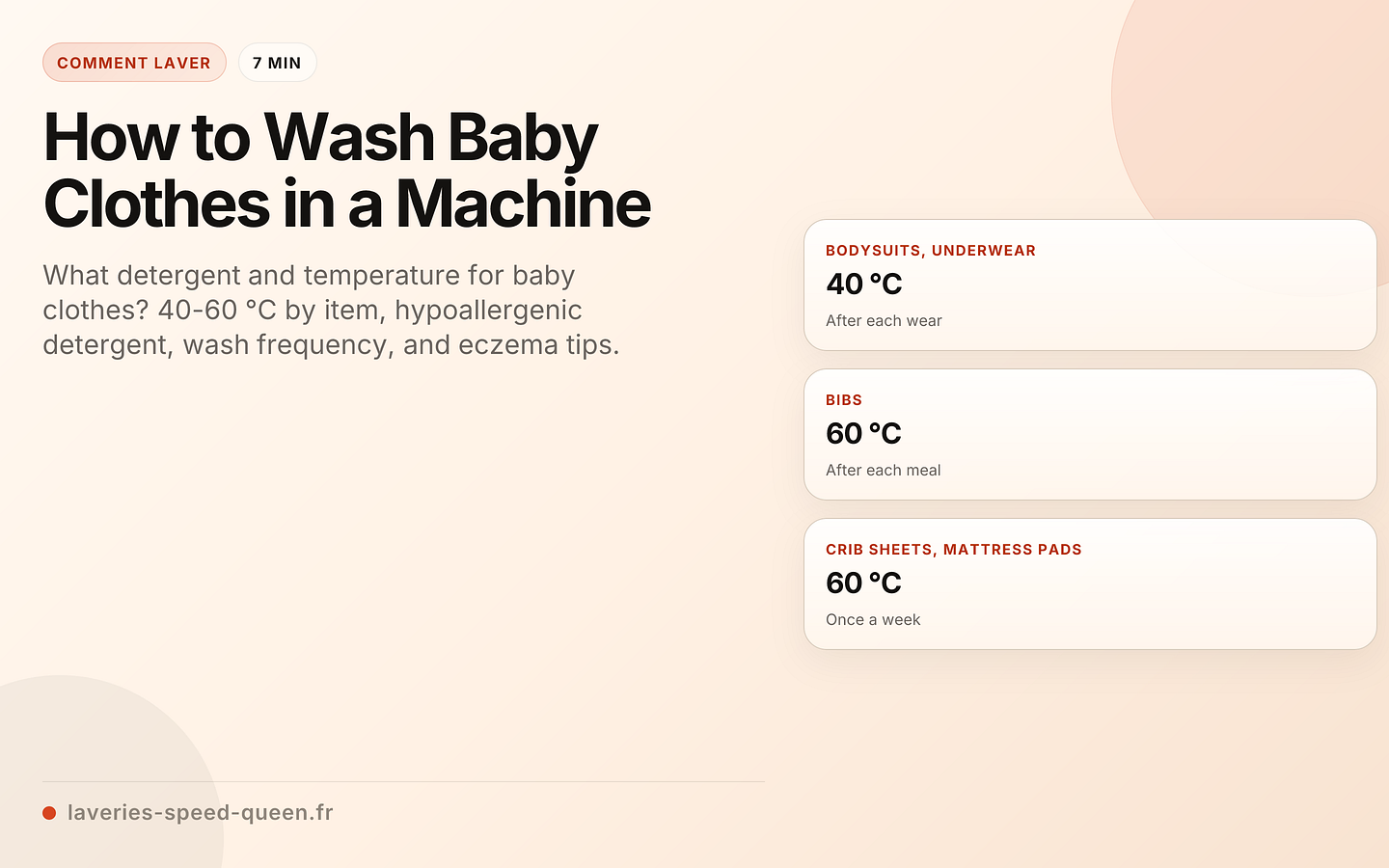 How to Wash Baby Clothes in a Machine