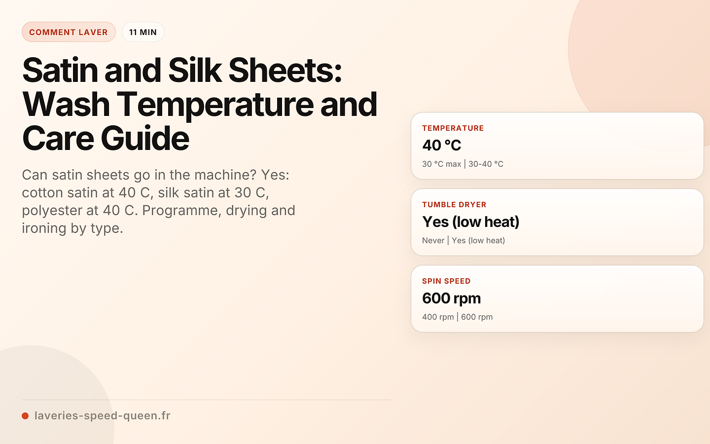 Satin and Silk Sheets: Wash Temperature and Care Guide