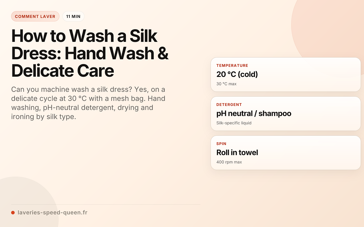 How to Wash a Silk Dress: Hand Wash & Delicate Care