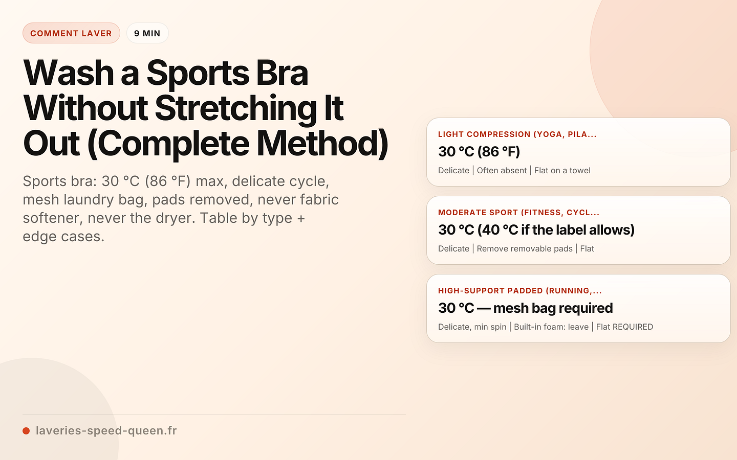 Wash a Sports Bra Without Stretching It Out (Complete Method)