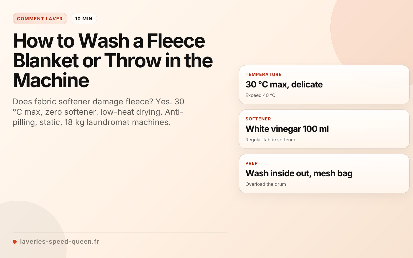 How to Wash a Fleece Blanket or Throw in the Machine