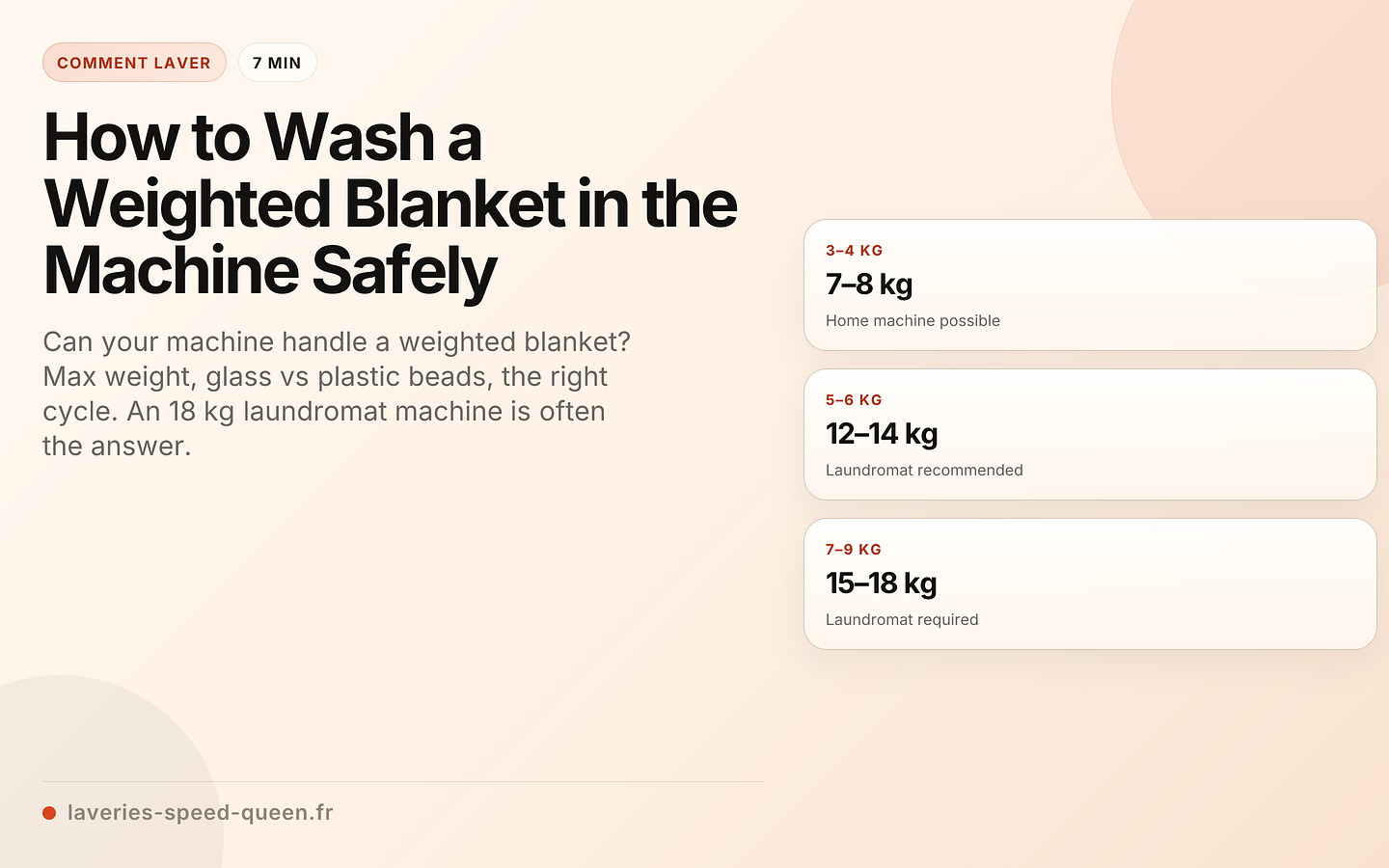 How to Wash a Weighted Blanket in the Machine Safely