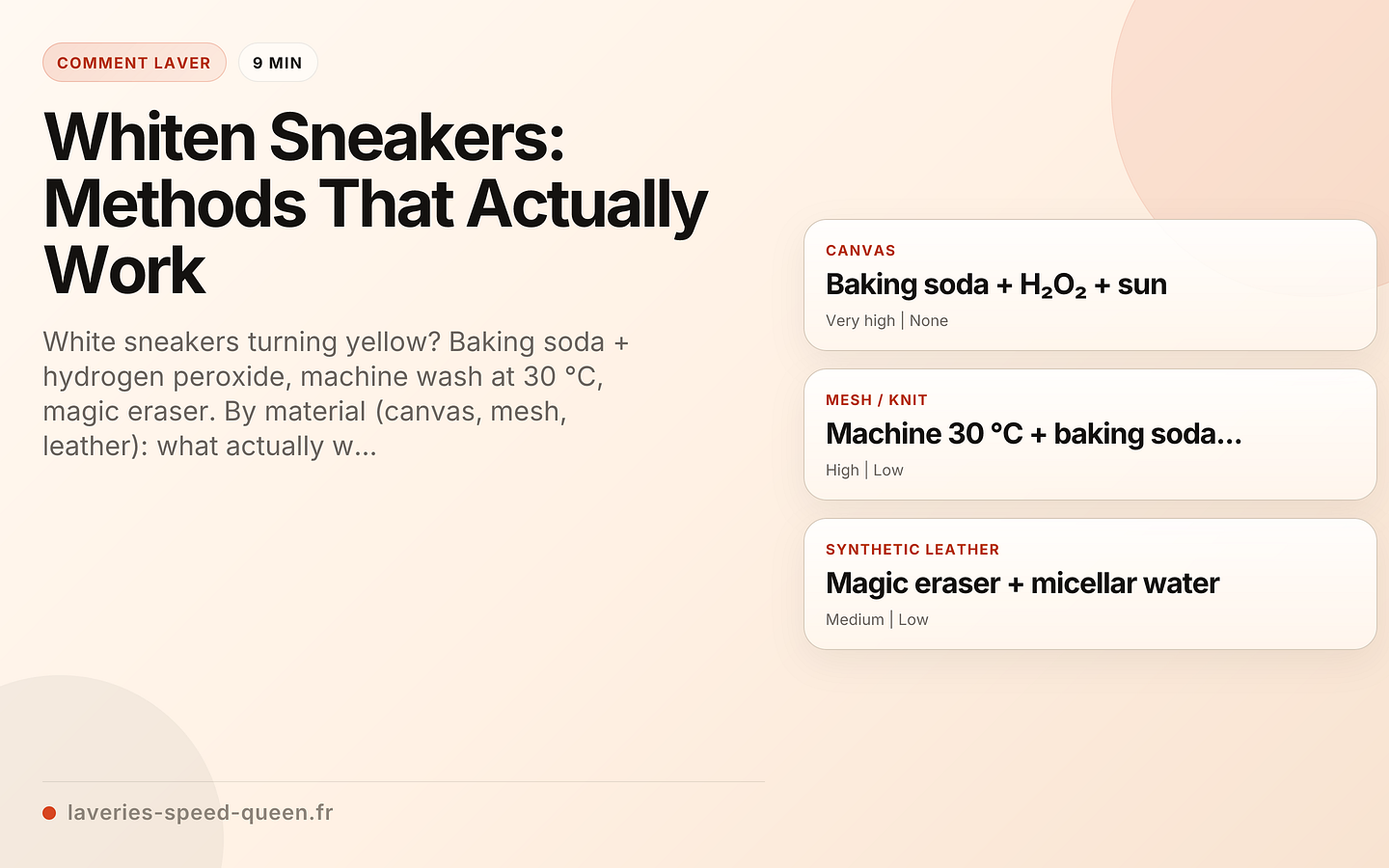 Whiten Sneakers: Methods That Actually Work