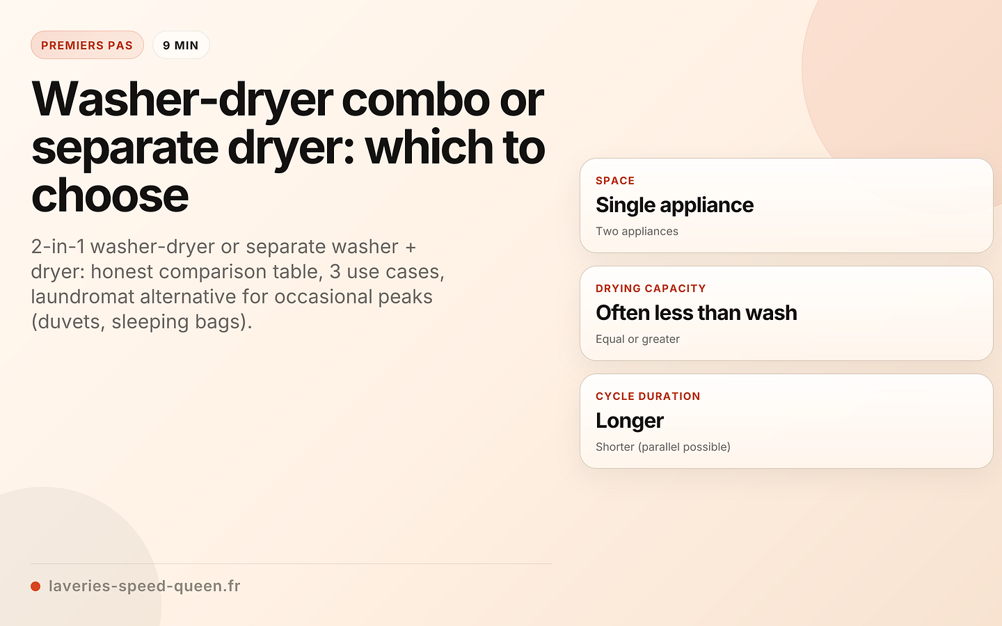 2-in-1 washer-dryer combo vs separate dryer comparison